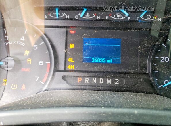 1FD7X2B67MEC70614 2021 FORD F250 Белый Вид щитка приборов