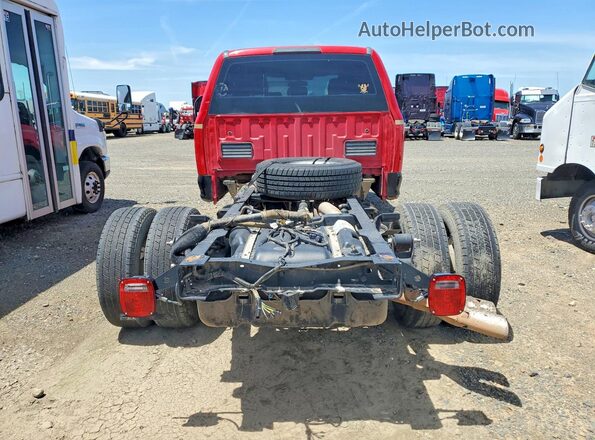 1FD8X3GT4HEE22430 2017 FORD F350 Red Вид ззаду
