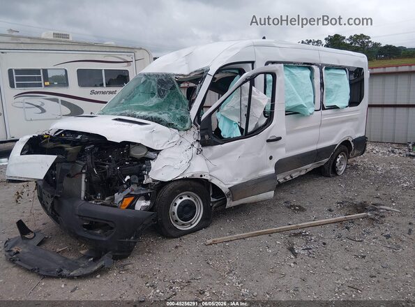 1FDAX2C84PKB72801 2023 FORD TRANSIT-350 White წინა მარცხენა ხედი სამი მეოთხედიდან