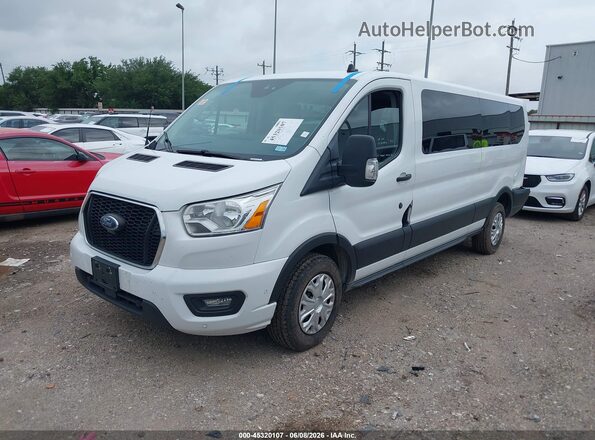 1FDAX2Y82MKA64259 2021 FORD TRANSIT-350 White Առջևի ձախ երեք քառորդ տեսարան