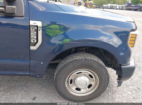 1FDBF2A61KEC15751 2019 FORD F-250 Dark Blue Вид щитка приборов