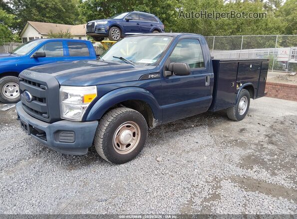 1FDBF2A63GED31122 2016 FORD F-250 Dark Blue Vista tres cuartos delantera izquierda