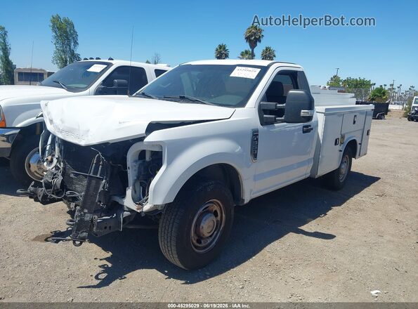 1FDBF3A62JEC48195 2018 FORD F350 White Առջևի ձախ երեք քառորդ տեսարան