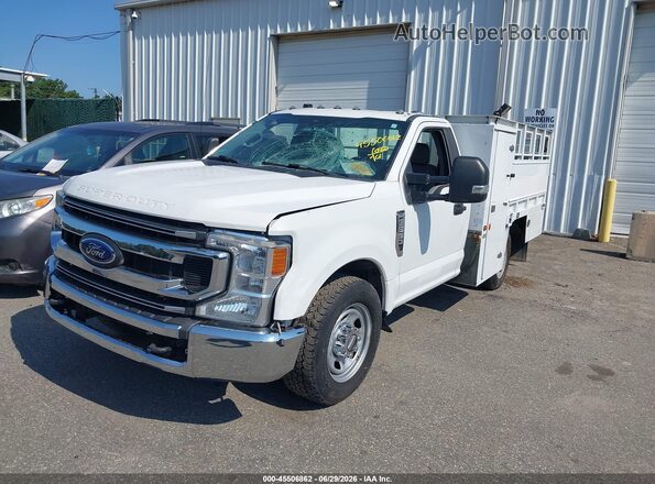 1FDBF3E61LED61195 2020 FORD F-350 CHASSIS White Front left