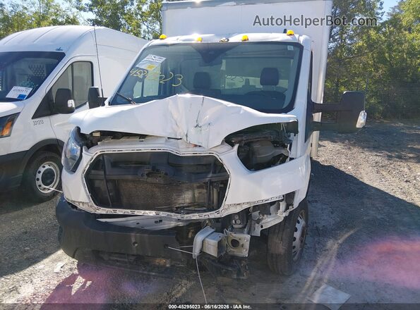 1FDBF6Z83MKA85134 2021 FORD TRANSIT-350 White Widok z przodu