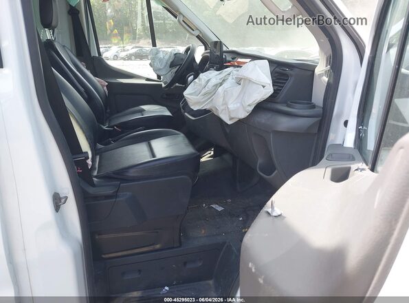 1FDBF6Z83MKA85134 2021 FORD TRANSIT-350 White Widok wnętrza z przodu
