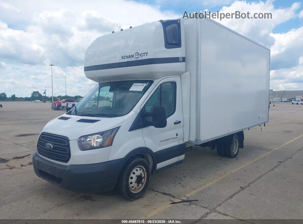 1FDBF8ZM9JKA90505 2018 FORD TRANSIT-350 White Առջևի ձախ երեք քառորդ տեսարան