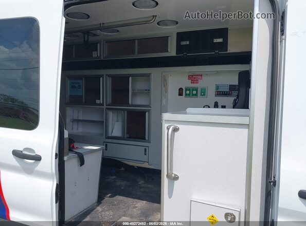 1FDBR1CG1MKB02572 2021 FORD TRANSIT-250 White VIN კოდის სტიკერის ხედი