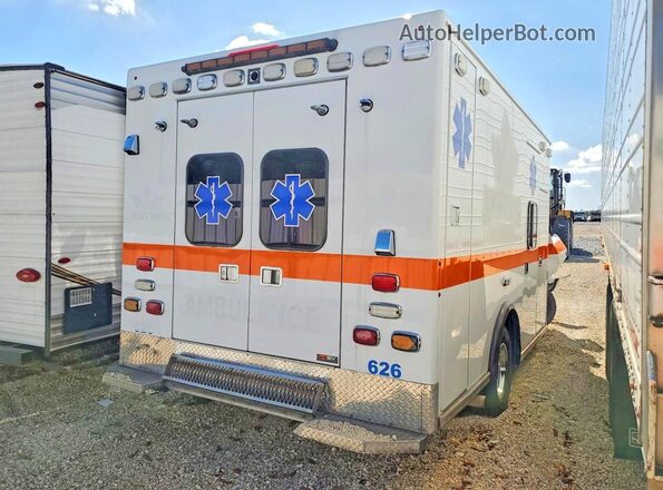 1FDXE4FN3NDC07228 2022 FORD ECONOLINE Белый Задняя правая четверть