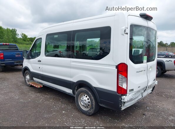 1FDZK2C81LKA85076 2020 FORD TRANSIT-150 PASSENGER VAN White უკანა მარცხენა