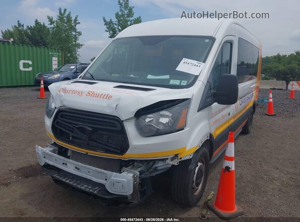 1FDZX2CM1KKA18751 2019 FORD TRANSIT-350 White Вид спереду