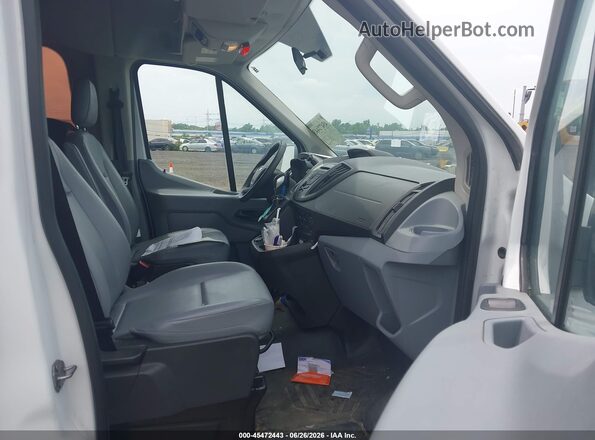 1FDZX2CM1KKA18751 2019 FORD TRANSIT-350 White Вид салону спереду