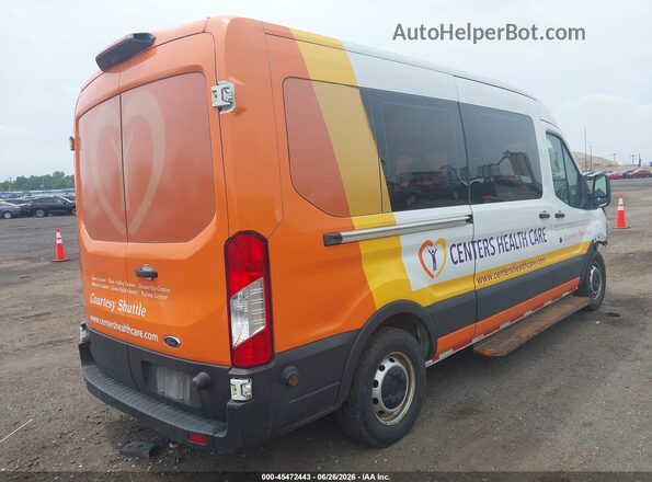 1FDZX2CM1KKA18751 2019 FORD TRANSIT-350 White Задня права чверть