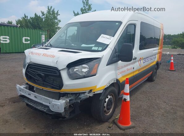 1FDZX2CM1KKA18751 2019 FORD TRANSIT-350 White Передня ліва чверть