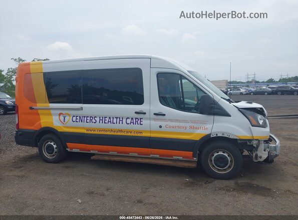 1FDZX2CM1KKA18751 2019 FORD TRANSIT-350 White Вид задньої частини салону