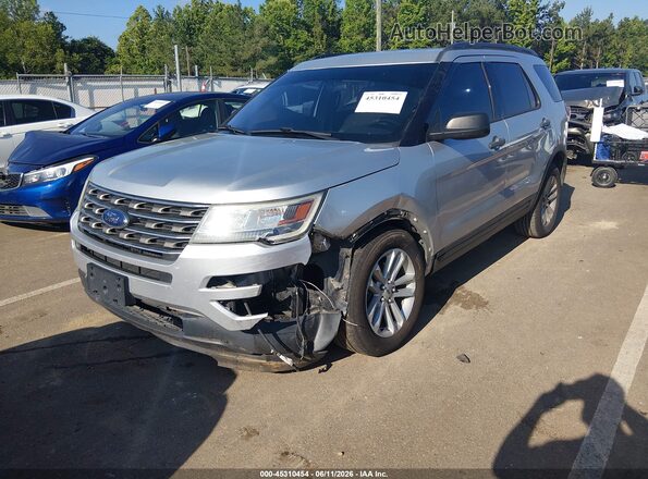 1FM5K7B80GGA04851 2016 FORD EXPLORER Gray Vista tres cuartos delantera izquierda