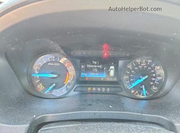 1FM5K7B82JGA65528 2018 FORD EXPLORER White Instrument cluster view