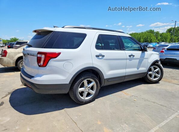 1FM5K7B82JGA65528 2018 FORD EXPLORER White Rear right