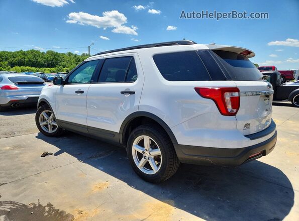 1FM5K7B82JGA65528 2018 FORD EXPLORER White Rear left