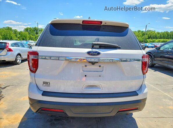 1FM5K7B82JGA65528 2018 FORD EXPLORER White Rear view