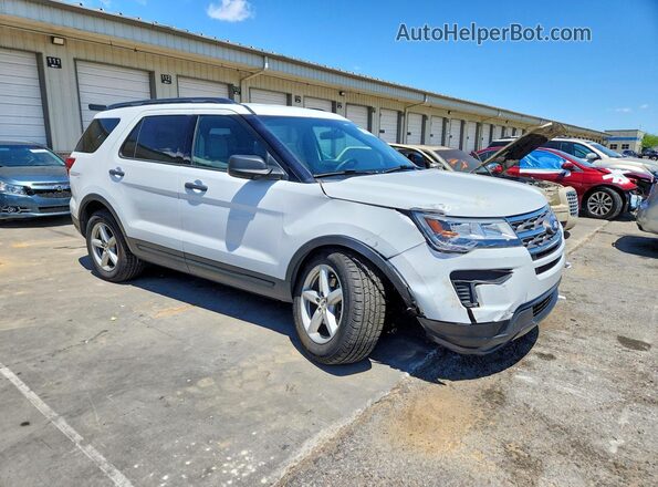 1FM5K7B82JGA65528 2018 FORD EXPLORER White Front right