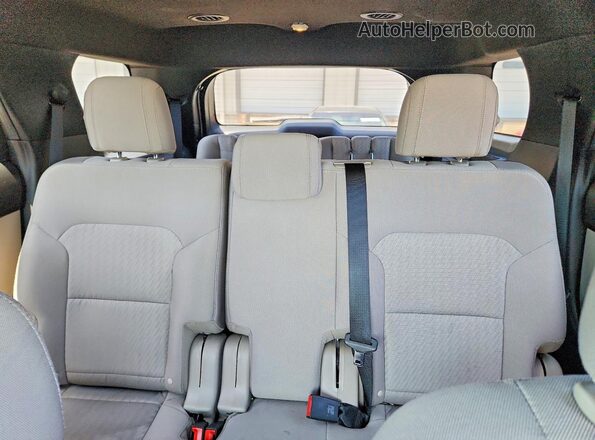 1FM5K7B82JGA65528 2018 FORD EXPLORER White Rear seats view