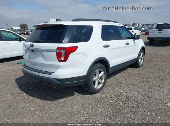 1FM5K7B83JGC45116 2018 FORD EXPLORER White 
