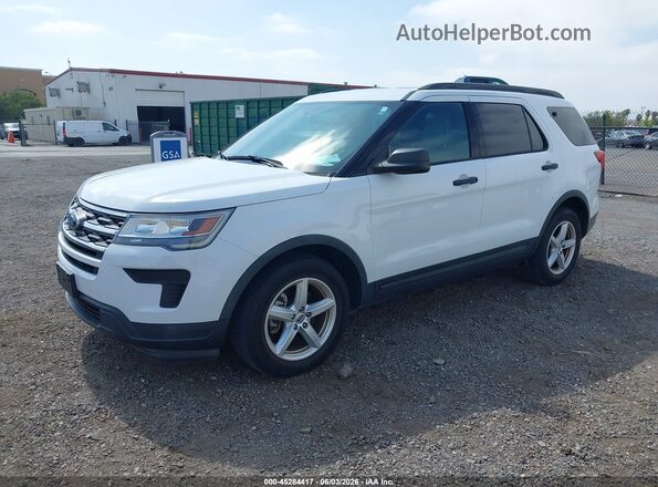 1FM5K7B83JGC45116 2018 FORD EXPLORER White 