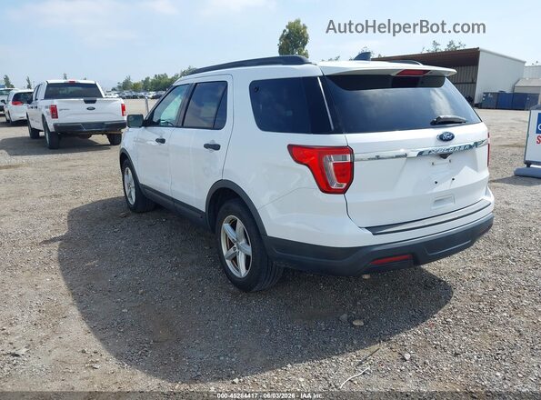 1FM5K7B83JGC45116 2018 FORD EXPLORER White 
