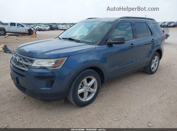 1FM5K7B84JGC45108 2018 FORD EXPLORER Синий 