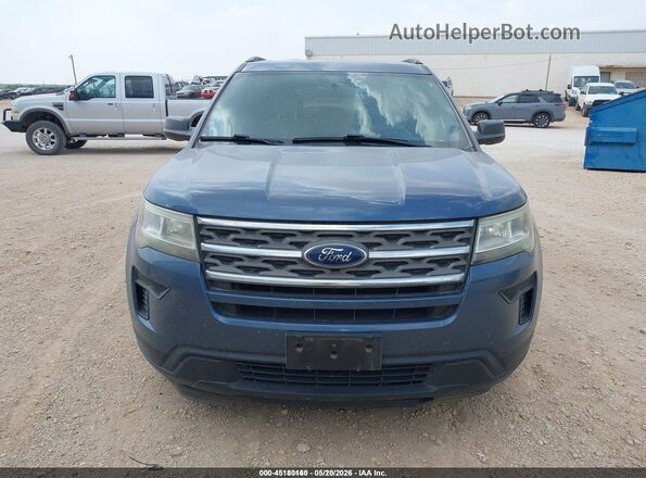 1FM5K7B84JGC45108 2018 FORD EXPLORER Синий 