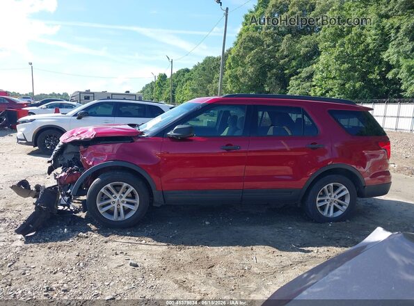 1FM5K7B85GGC29962 2016 FORD EXPLORER Red 