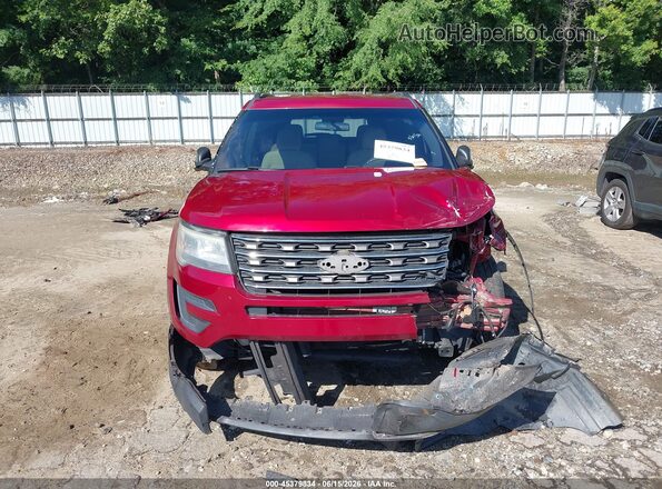 1FM5K7B85GGC29962 2016 FORD EXPLORER Red Սալոնի հետևի տեսք