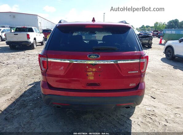 1FM5K7B85GGC29962 2016 FORD EXPLORER Red 
