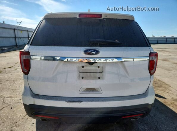 1FM5K7B85GGC87277 2016 FORD EXPLORER White Հետևի տեսք