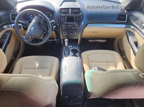 1FM5K7B85GGC87277 2016 FORD EXPLORER White Առջևի վահանակի տեսք