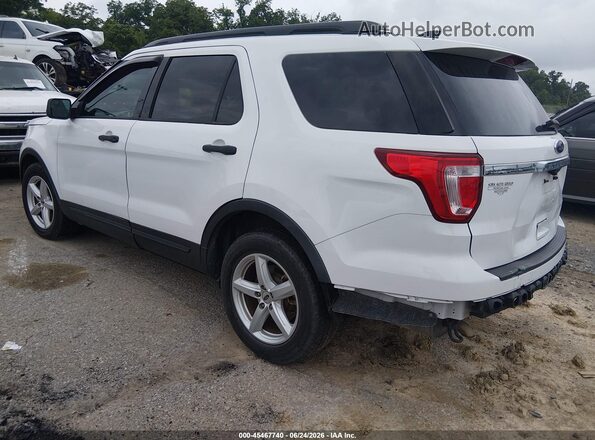 1FM5K7B85JGA52031 2018 FORD EXPLORER White Tył lewy