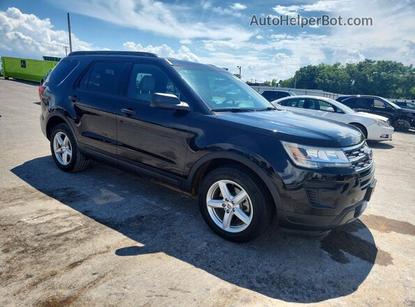 1FM5K7B85JGC26678 2018 FORD EXPLORER Black წინა მარჯვენა