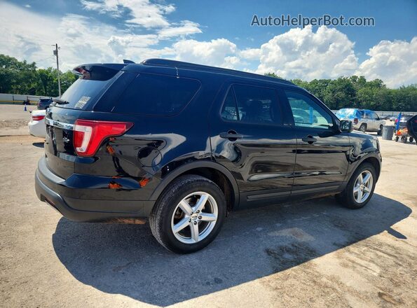 1FM5K7B85JGC26678 2018 FORD EXPLORER Black უკანა მარჯვენა