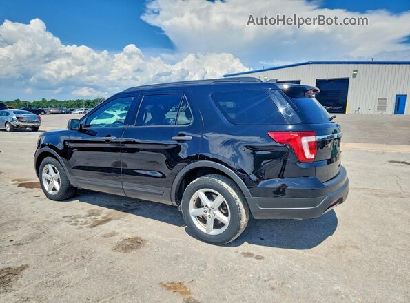 1FM5K7B85JGC26678 2018 FORD EXPLORER Black უკანა მარცხენა