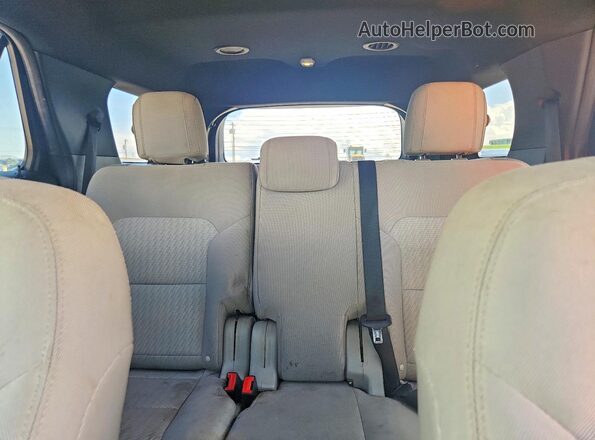 1FM5K7B85JGC26678 2018 FORD EXPLORER Black უკანა სავარძლების ხედი