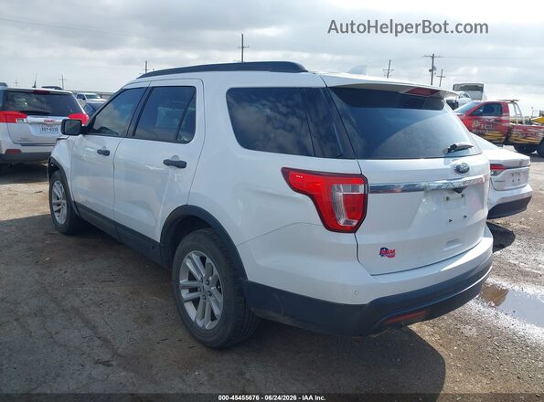 1FM5K7B86HGA35572 2017 FORD EXPLORER White Trasero izquierdo