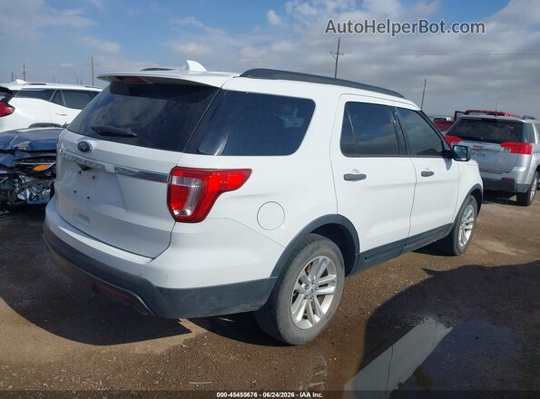 1FM5K7B86HGA35572 2017 FORD EXPLORER White Trasero derecho