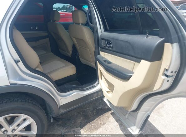 1FM5K7B86HGA86683 2017 FORD EXPLORER Silver VIN კოდის სტიკერის ხედი