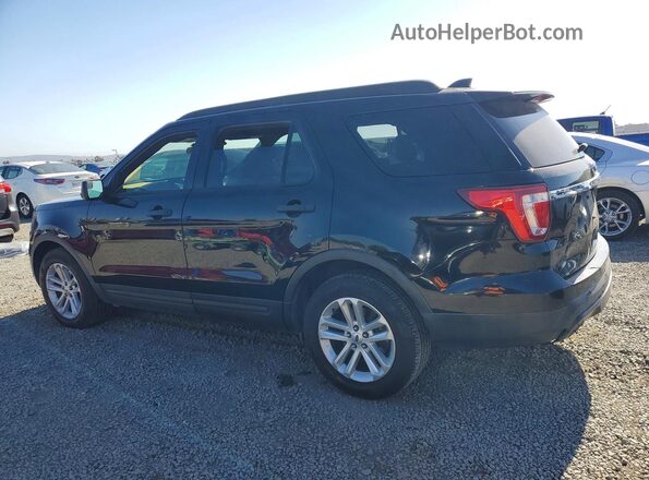 1FM5K7B86HGD90452 2017 FORD EXPLORER Black Tył lewy