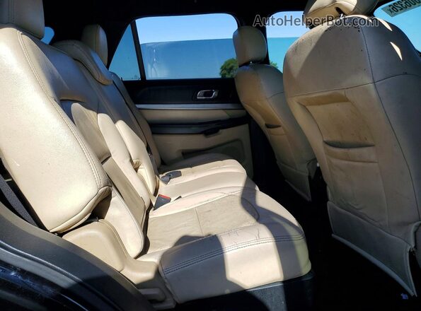 1FM5K7B86HGD90452 2017 FORD EXPLORER Black Widok komory silnika