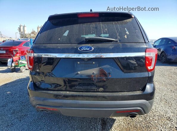 1FM5K7B86HGD90452 2017 FORD EXPLORER Black Widok wnętrza z przodu