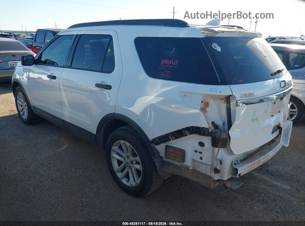1FM5K7B87HGA99894 2017 FORD EXPLORER Белый Задняя левая четверть