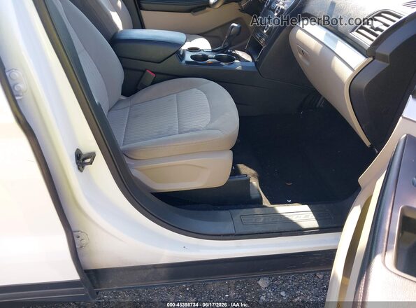 1FM5K7B87JGC39108 2018 FORD EXPLORER White Widok wnętrza z przodu