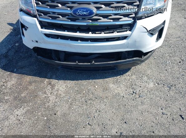 1FM5K7B87JGC39108 2018 FORD EXPLORER White Widok z przodu